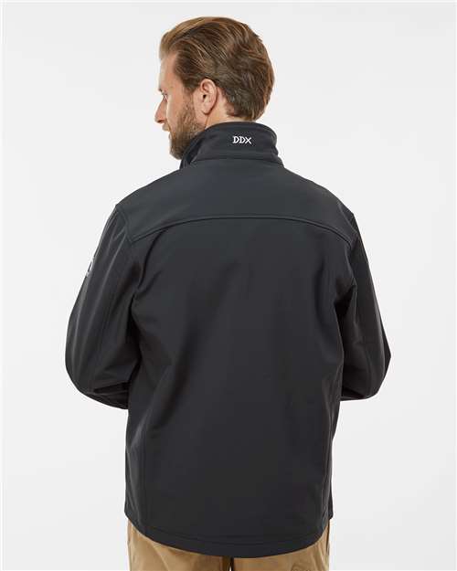 Men's Motion Soft Shell Jacket - OnModelBack - B82067099 - Charcoal