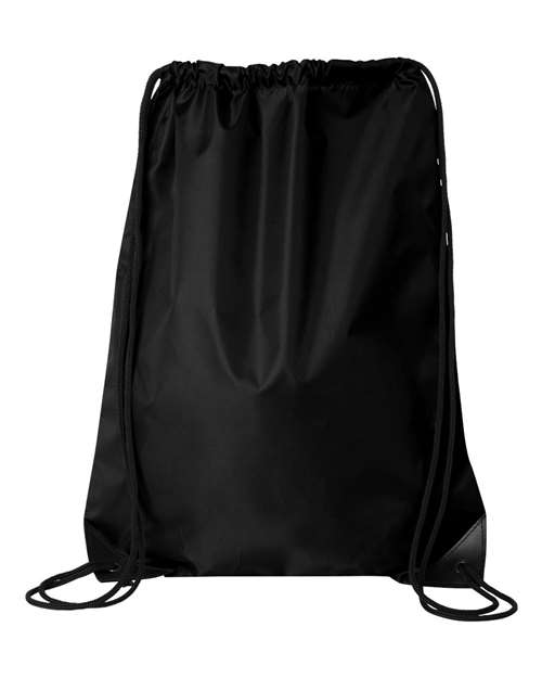 Value Drawstring Backpack - Front - B82766500 - Black