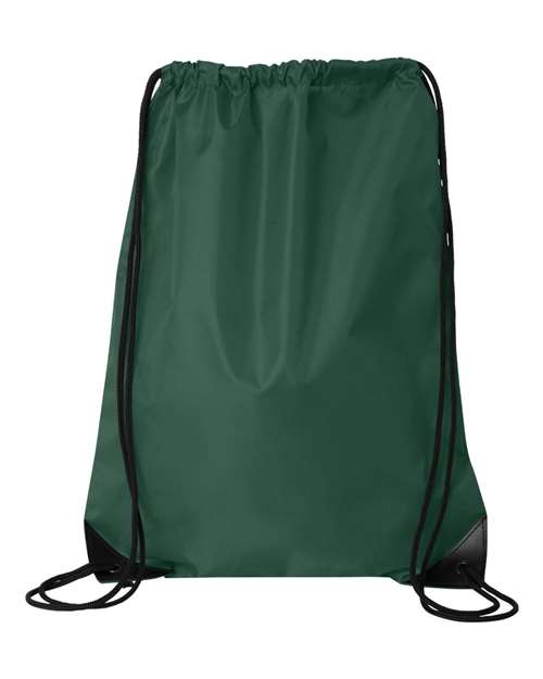 Value Drawstring Backpack - Front - B82766540 - Forest