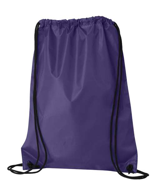 Value Drawstring Backpack - Back - B82766670 - Purple