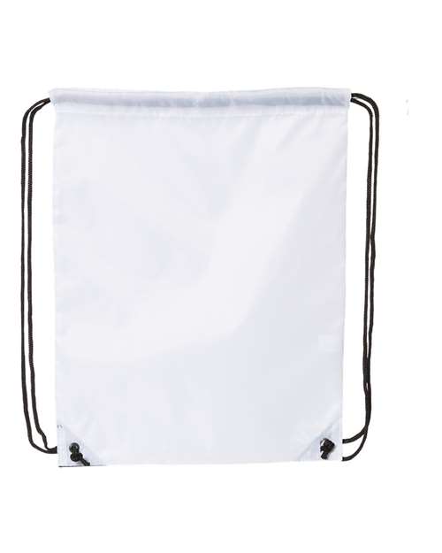 Value Drawstring Backpack - Back - B82766000 - White