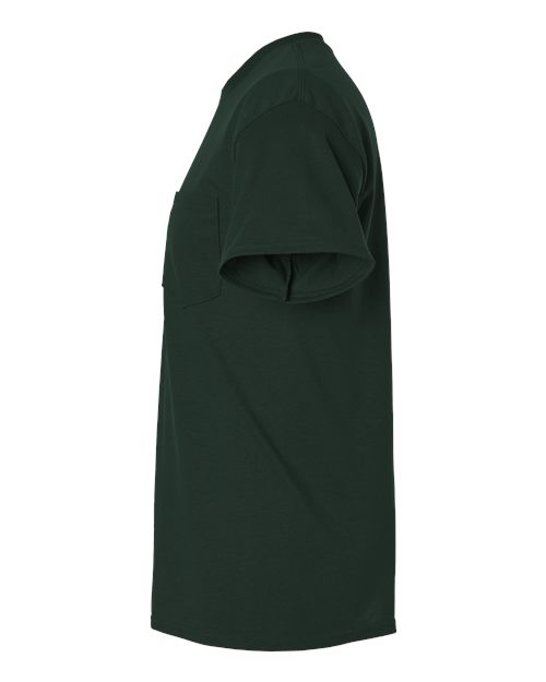 DryBlend® Pocket T-Shirt - DirectSide - B07260543 - Forest Green