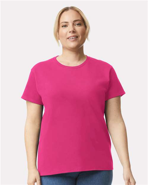 Ultra Cotton® Women’s T-Shirt - OnModelFront - B50560693 - Heliconia