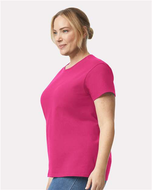 Ultra Cotton® Women’s T-Shirt - OnModelSide - B50560693 - Heliconia