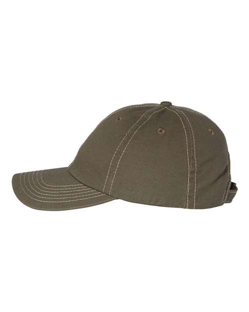 Bio-Washed Classic Dad Hat - DirectSide - B28295710 - Olive/ Stone Stitch