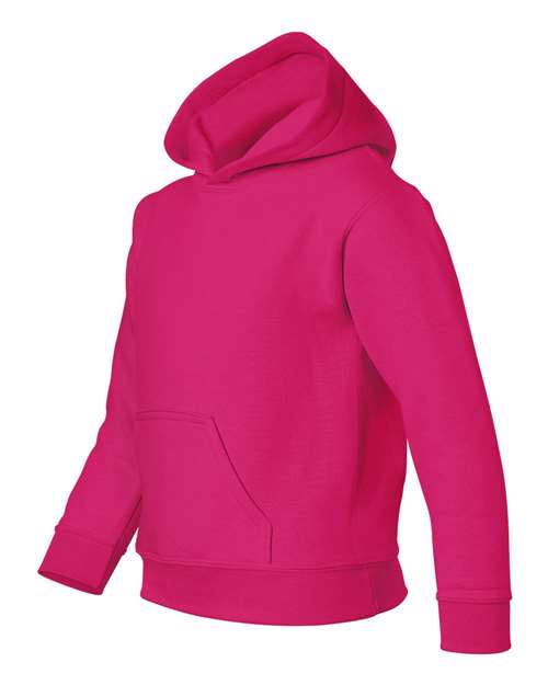 Heavy Blend™ Youth Hooded Sweatshirt - Side - B32060692 - Heliconia