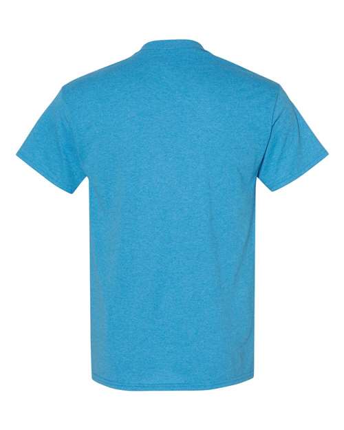 Heavy Cotton™ T-Shirt - Back - B00060783 - Heather Sapphire
