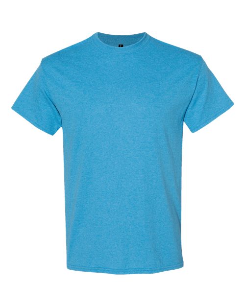 Heavy Cotton™ T-Shirt - Front - B00060783 - Heather Sapphire