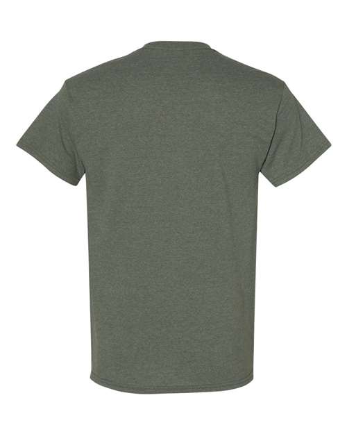 Heavy Cotton™ T-Shirt - Back - B00060073 - Heather Military Green