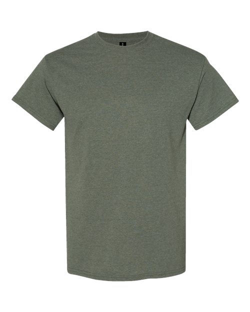 Heavy Cotton™ T-Shirt - Front - B00060073 - Heather Military Green
