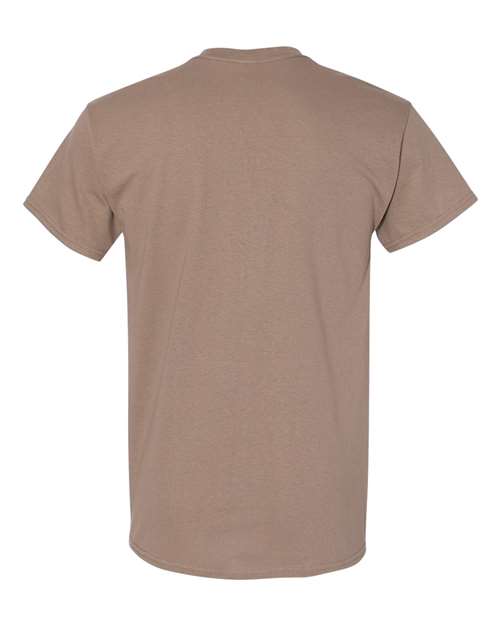Heavy Cotton™ T-Shirt - Back - B00060553 - Brown Savana