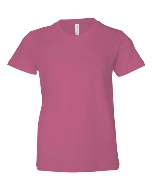 Youth Jersey Tee - Front - B38006033 - Berry