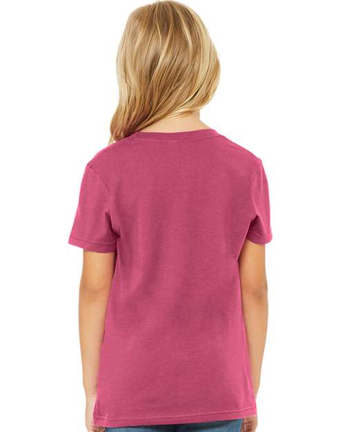 Youth Jersey Tee - OnModelBack - B38006033 - Berry
