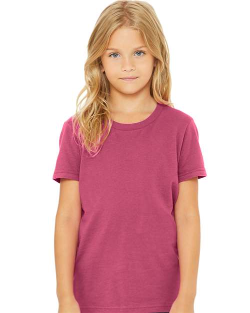 Youth Jersey Tee - OnModelFront - B38006033 - Berry