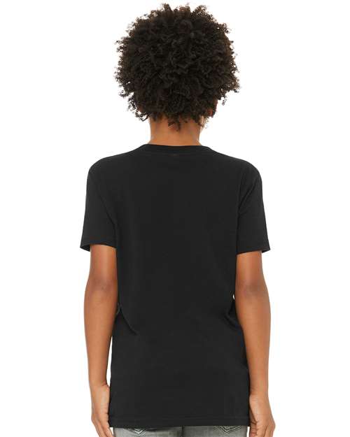 Youth Jersey Tee - OnModelBack - B38006503 - Black