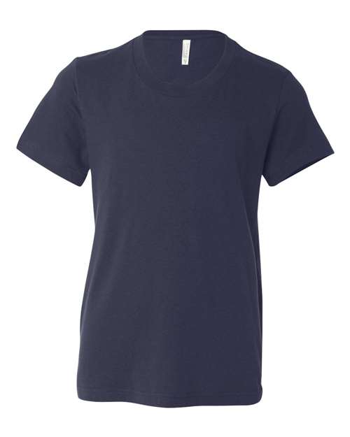 Youth Jersey Tee - Front - B38006653 - Navy