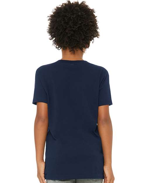 Youth Jersey Tee - OnModelBack - B38006653 - Navy