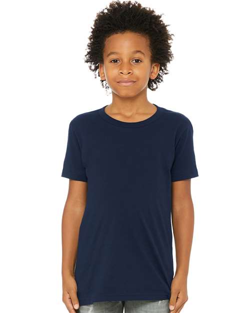Youth Jersey Tee - OnModelFront - B38006653 - Navy