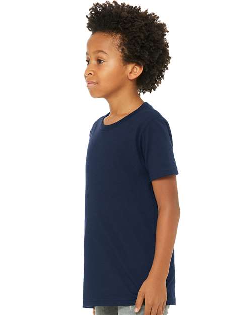Youth Jersey Tee - OnModelSide - B38006653 - Navy