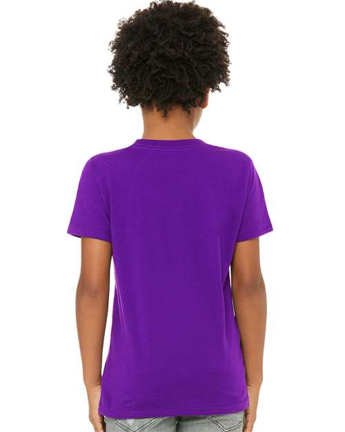 Youth Jersey Tee - OnModelBack - B38006673 - Team Purple