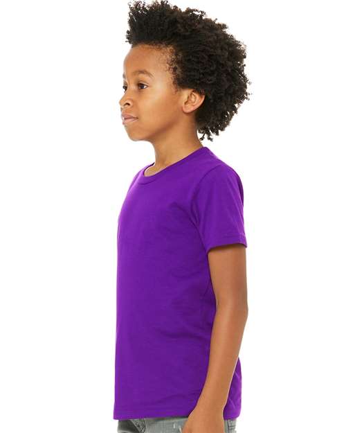 Youth Jersey Tee - OnModelSide - B38006673 - Team Purple