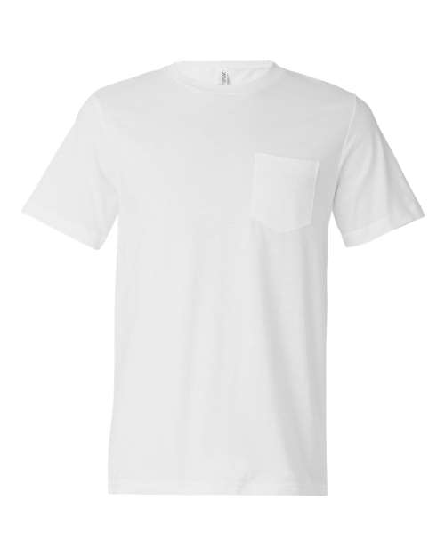 Jersey Pocket Tee - Front - B01906003 - White