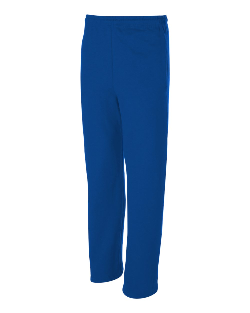 Unisex NuBlend® Open-Bottom Sweatpants with Pockets - Side - B23435753 - Royal
