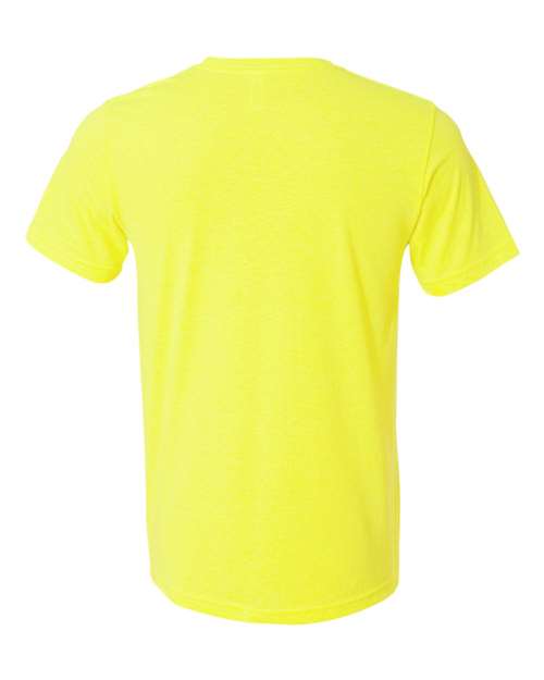 Texture Tee - Back - B03306052 - Neon Yellow