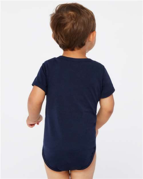 Infant Fine Jersey Bodysuit - OnModelBack - B33438651 - Navy