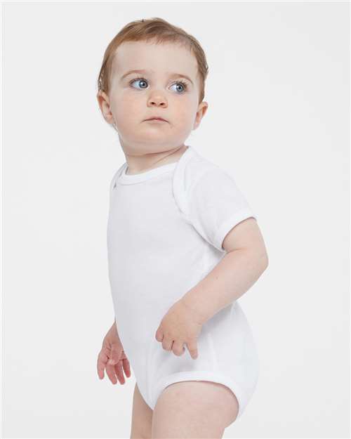 Infant Fine Jersey Bodysuit - OnModelSide - B33438001 - White