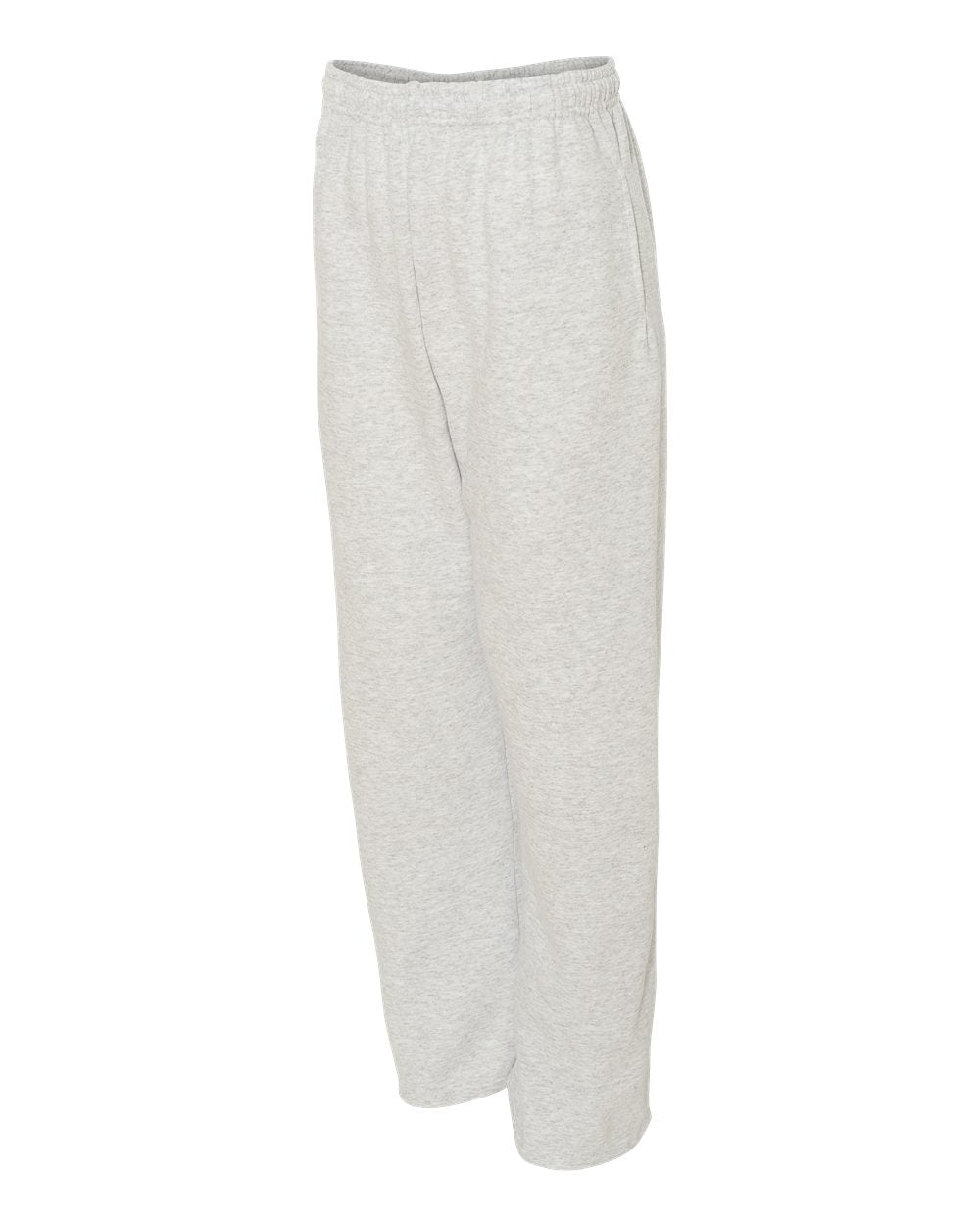 Unisex NuBlend® Open-Bottom Sweatpants with Pockets - Side - B23435028 - Ash