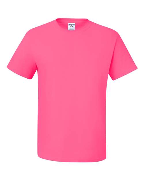 Dri-Power® 50/50 T-Shirt - Front - B06535033 - Neon Pink