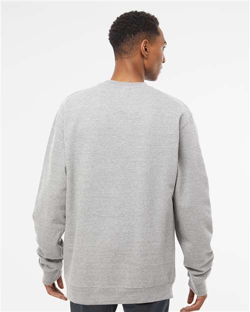 Midweight Crewneck Sweatshirt - OnModelBack - B83676353 - Grey Heather