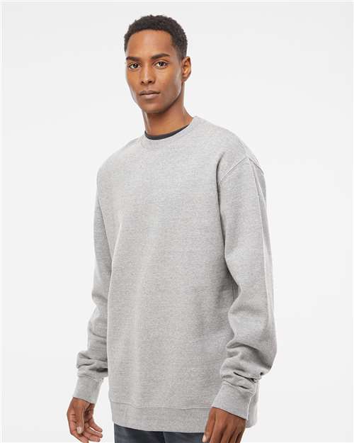 Midweight Crewneck Sweatshirt - OnModelSide - B83676353 - Grey Heather