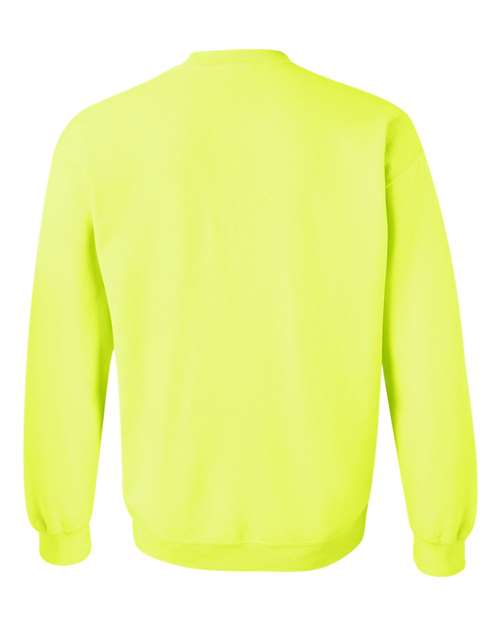 Heavy Blend™ Crewneck Sweatshirt - Back - B21060163 - Safety Green