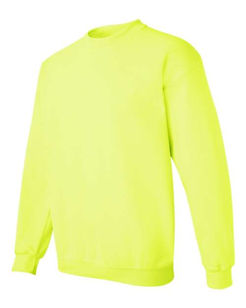 Heavy Blend™ Crewneck Sweatshirt - Side - B21060163 - Safety Green