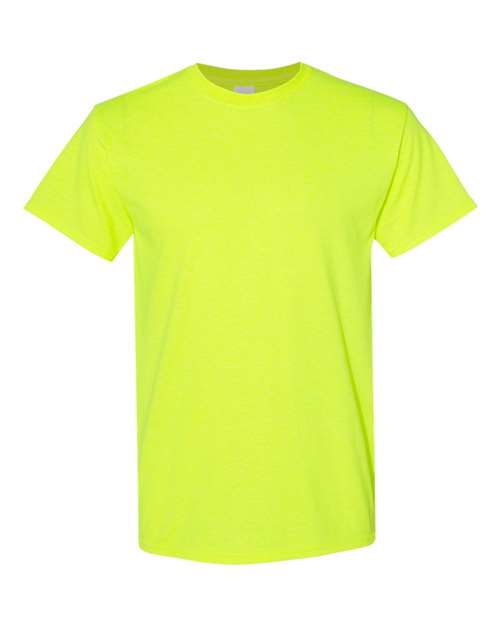 Heavy Cotton™ T-Shirt - Front - B00060163 - Safety Green