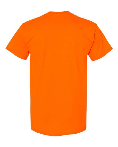 Heavy Cotton™ T-Shirt - Back - B00060153 - Safety Orange