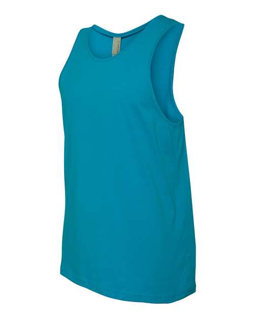 Cotton Muscle Tank - Side - B80818762 - Turquoise