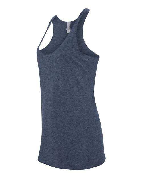 Women’s Triblend Racerback Tank - Side - B88218652 - Vintage Navy