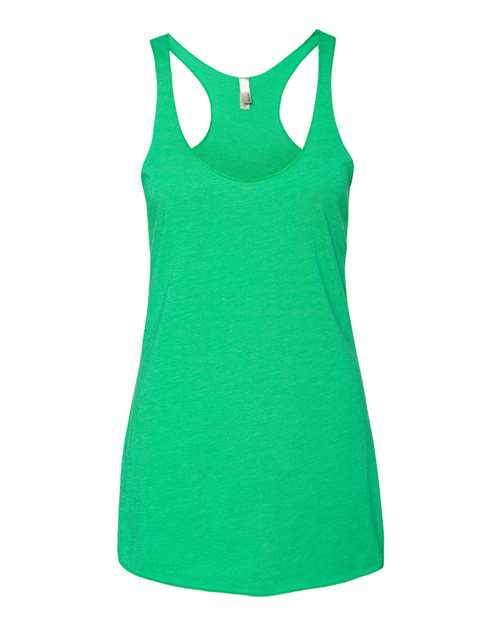 Women’s Triblend Racerback Tank - Front - B88218192 - Envy