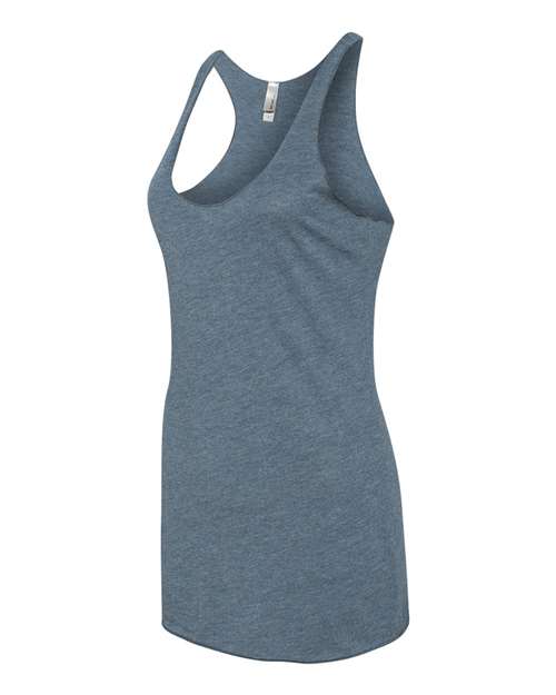 Women’s Triblend Racerback Tank - Side - B88218682 - Indigo
