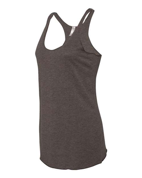 Women’s Triblend Racerback Tank - Side - B88218552 - Macchiato