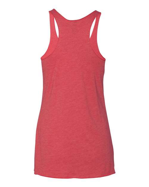Women’s Triblend Racerback Tank - Back - B88218702 - Vintage Red