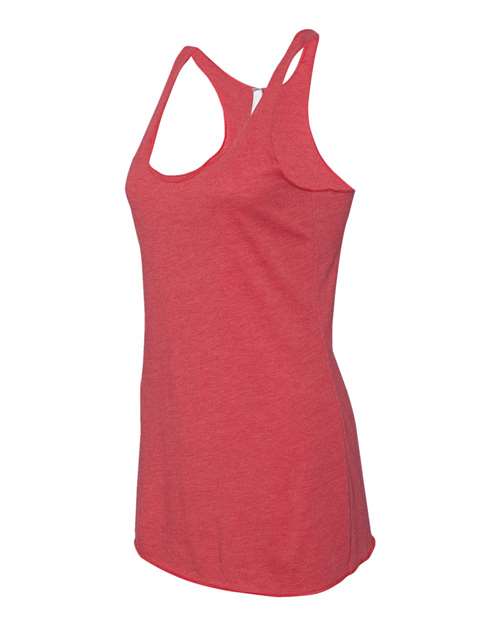 Women’s Triblend Racerback Tank - Side - B88218702 - Vintage Red