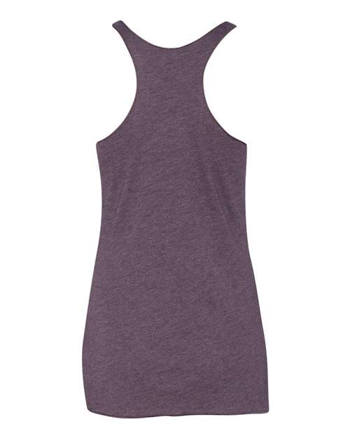 Women’s Triblend Racerback Tank - Back - B88218282 - Vintage Purple