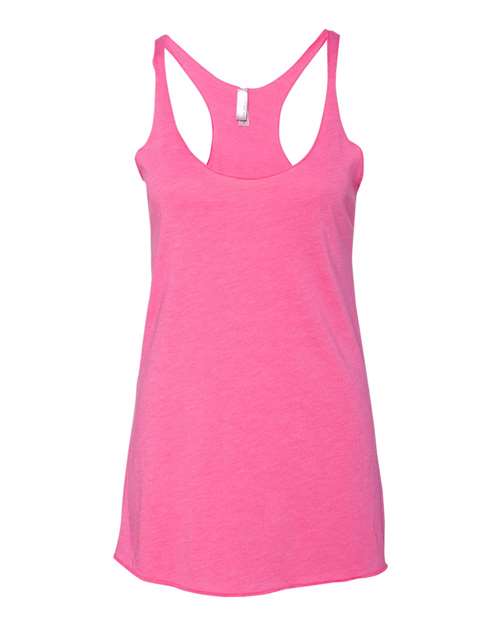 Women’s Triblend Racerback Tank - Front - B88218302 - Vintage Pink