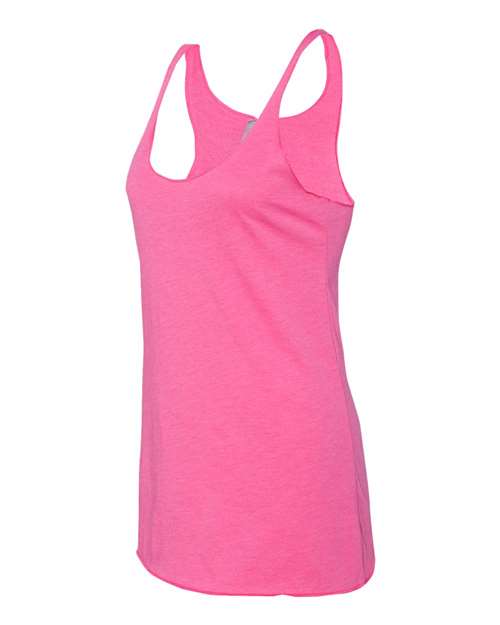 Women’s Triblend Racerback Tank - Side - B88218302 - Vintage Pink
