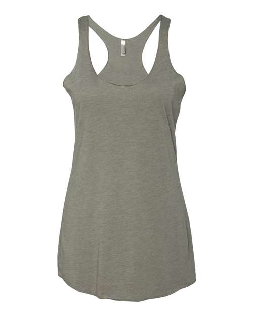 Women’s Triblend Racerback Tank - Front - B88218352 - Venetian Grey