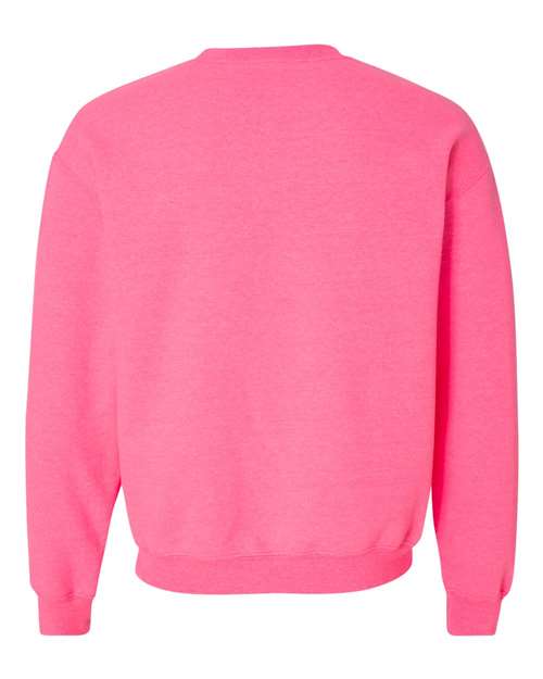 Heavy Blend™ Crewneck Sweatshirt - Back - B21060143 - Safety Pink